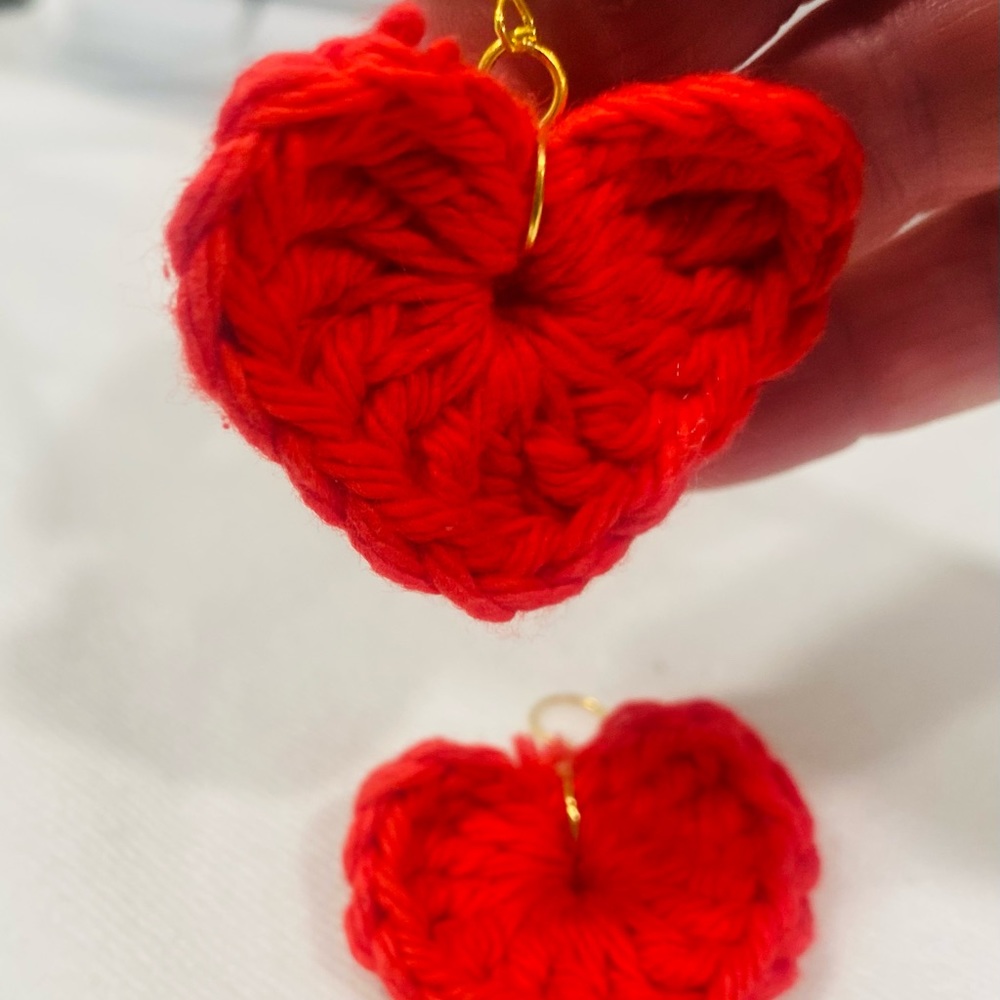 Crocheted earrings